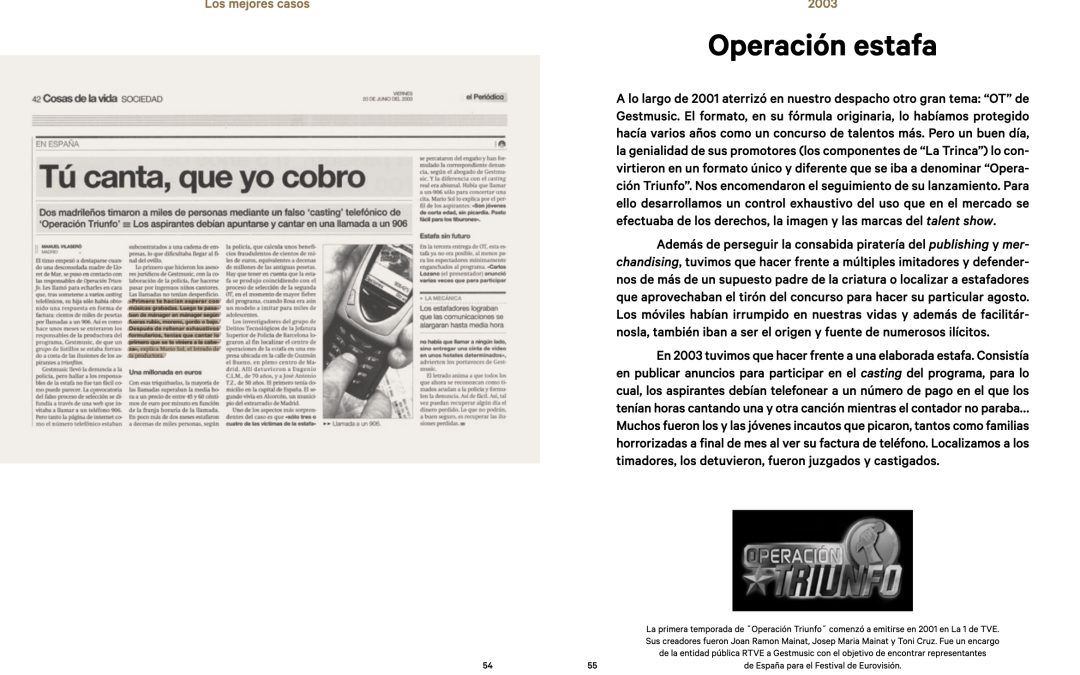 Operación estafa